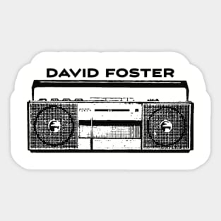 David Foster Sticker